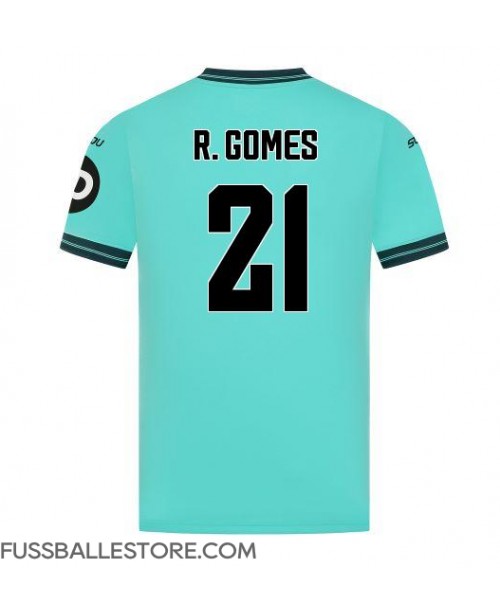 Günstige Wolves Rodrigo Gomes #21 Auswärtstrikot 2025-26 Kurzarm Günstige Wolves Rodrigo Gomes #21 Auswärtstrikot 2025-26 Kurzarm
